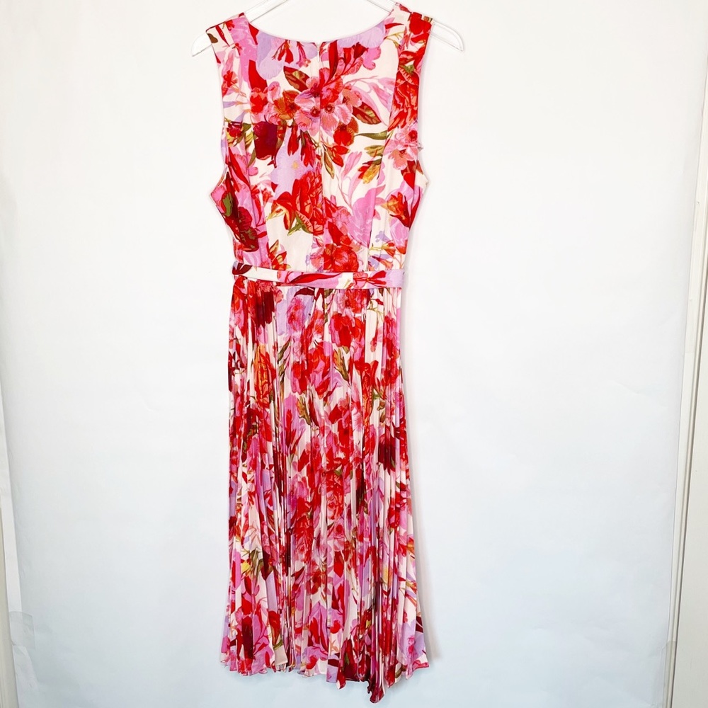 NWT - Lane  Bryant Pink & Red Floral Dress (14) - Picture 5 of 7